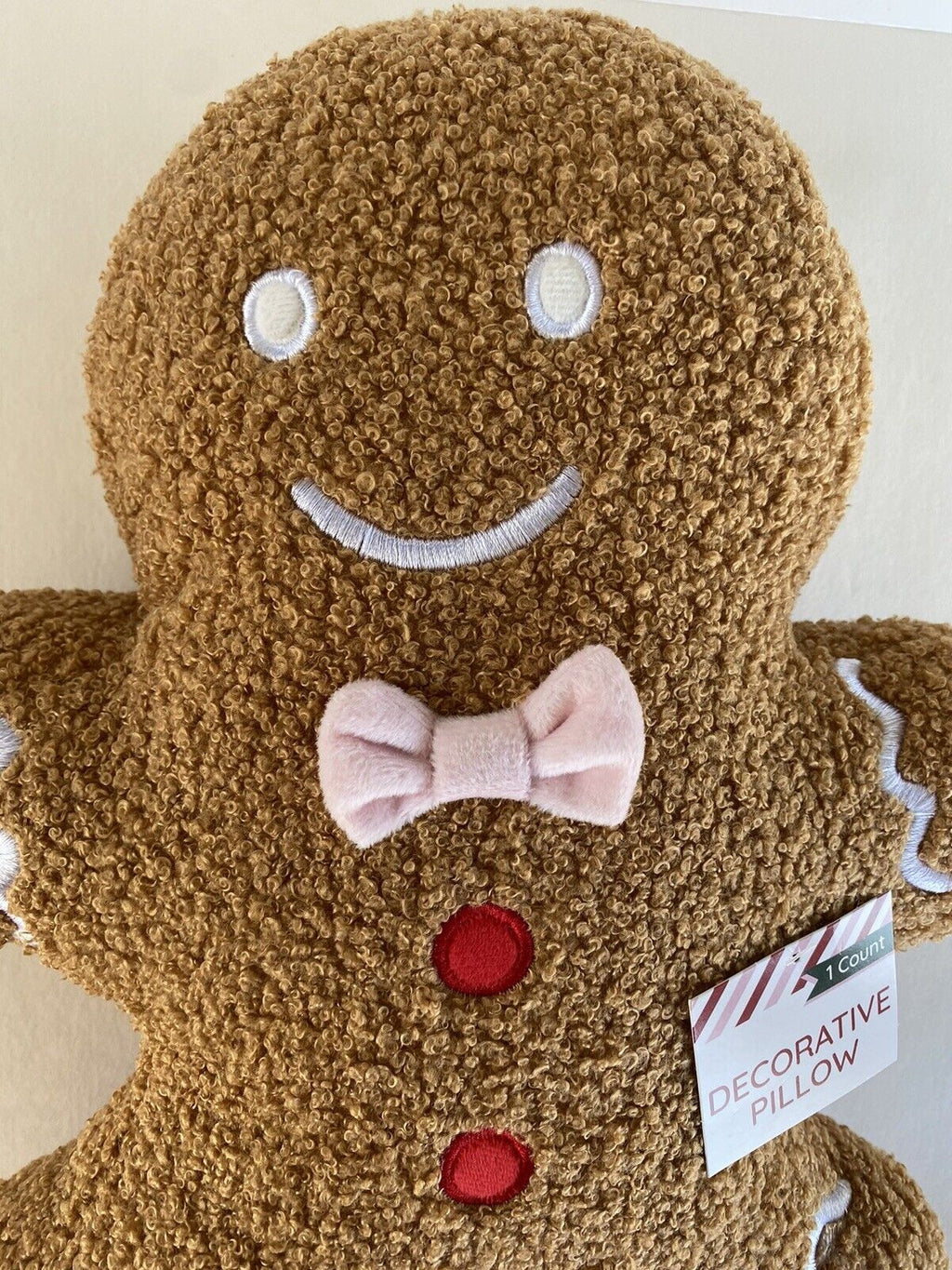 Adorable Cojín Decorativo Hombre de Jengibre Navidad 2024 Bullseye Playground Target