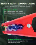 Cables de arranque de coche 10 calibres 3,6 metros SCITOO