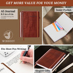 Cuaderno de tapa dura para mujeres y hombres