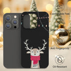 Cubo de iPhone 13 Pro Max Negro Navidad