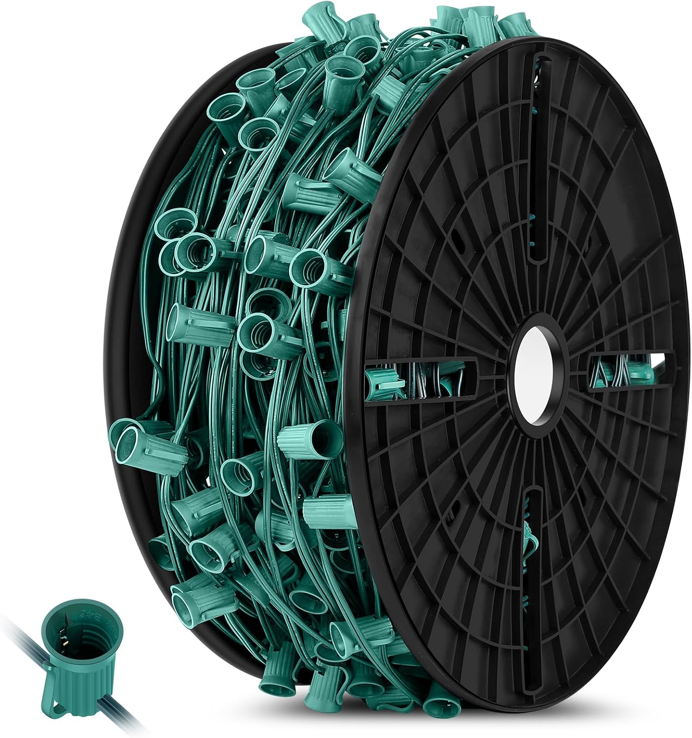 Luces de Cadena LED C9 Comerciales Brightever de 152 Metros para Exteriores