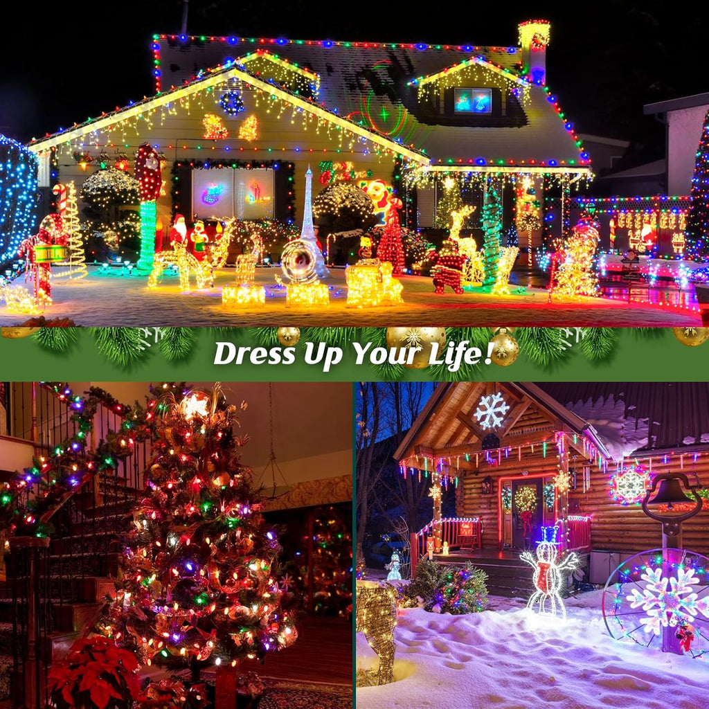 Luces de Cadena LED C9 Comerciales Brightever de 152 Metros para Exteriores