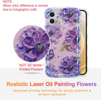 Funda iPhone 12 Colorida con Pintura al Óleo Retro