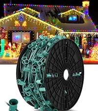 Luces de Cadena LED C9 Comerciales Brightever de 152 Metros para Exteriores