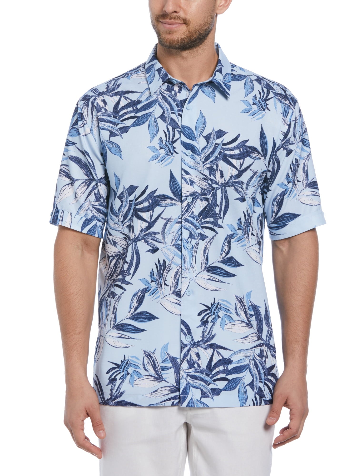 Camisa de hombre con estampado tropical de Cafe Luna