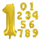 Globo Metálico Números 32 Pulgadas (80 Cm) Color Oro