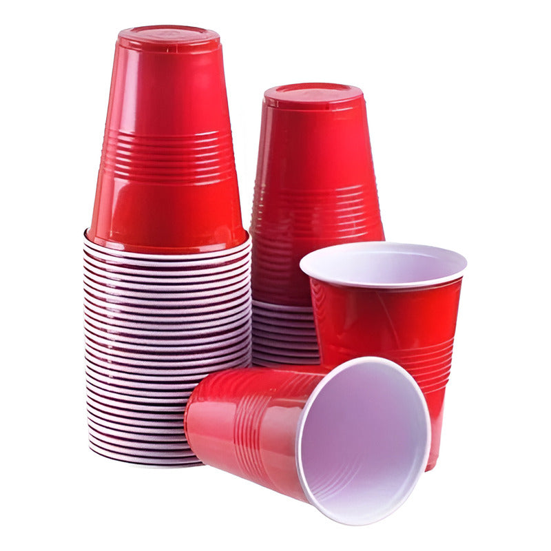 Vasos Rojos Y Azules De Plástico Para Fiesta  Reutilizables