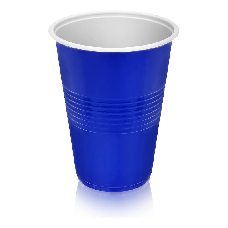 Vasos Rojos Y Azules De Plástico Para Fiesta  Reutilizables