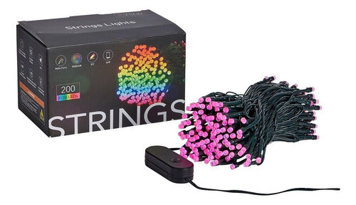 Vivvi App Based Indoor/outdoor String Lights, 66 Ft 200 Leds