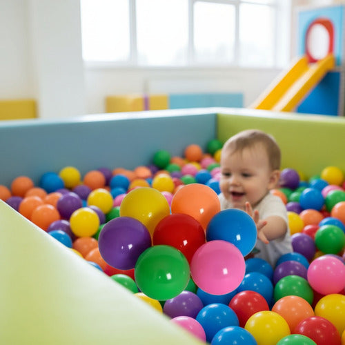 50 Pelotas Colores Para Alberca Piscina Juegos Plastico