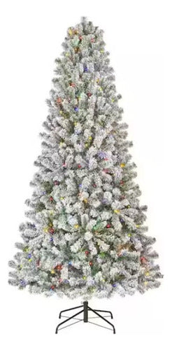 Árbol Navidad Festive Iluminado 7.5ft 1,009 Ramas 500 Luces