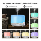 Humidificador Difusor De Aceites C/ Control Aromaterapia