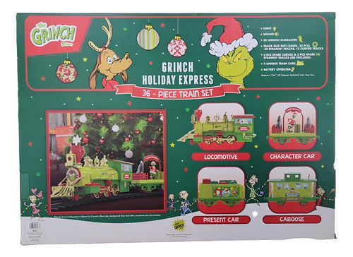 Juego De Tren 36 Piezas The Grinch Holiday Express Colección