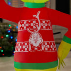 Inflable Navideño Iluminado The Grinch Jardin 1.22 Mts