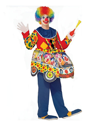 Disfraz De Payaso Furgoneta Para Adulto Unisex Unitalla