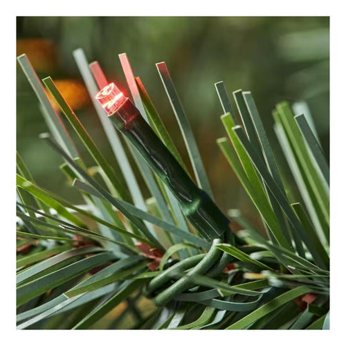 Árbol De Navidad Festive Iluminado 2.28 M 500 Led 1100 Ramas