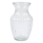 Florero De Vidrio Transparente 8 - Elegante Y Resistente