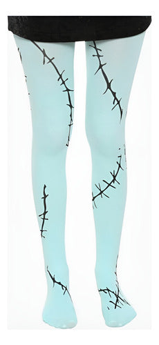 Medias Para Cosplay De Sally Dama Halloween