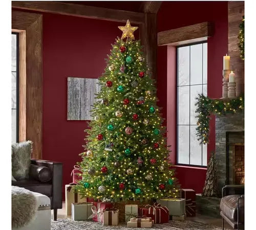 Jackson Noble Árbol de Navidad Artificial Premium con Luces LED Integradas