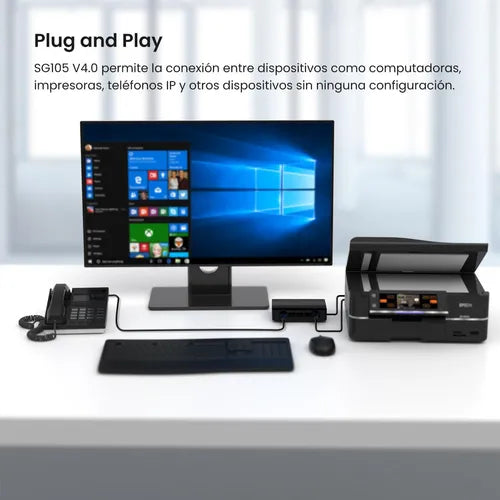 Switch Ethernet Gigabit Tenda 5 Puertos