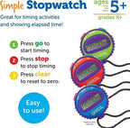 Cronómetro de 3 Botones Learning Resources para Investigaciones Científicas y Matemáticas