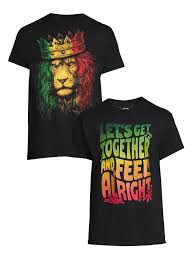 Camisetas gráficas para hombres con cabeza de león