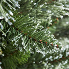 Árbol de Navidad Artificial Delgado Amelia Brillante con Luces LED de 2.13 m