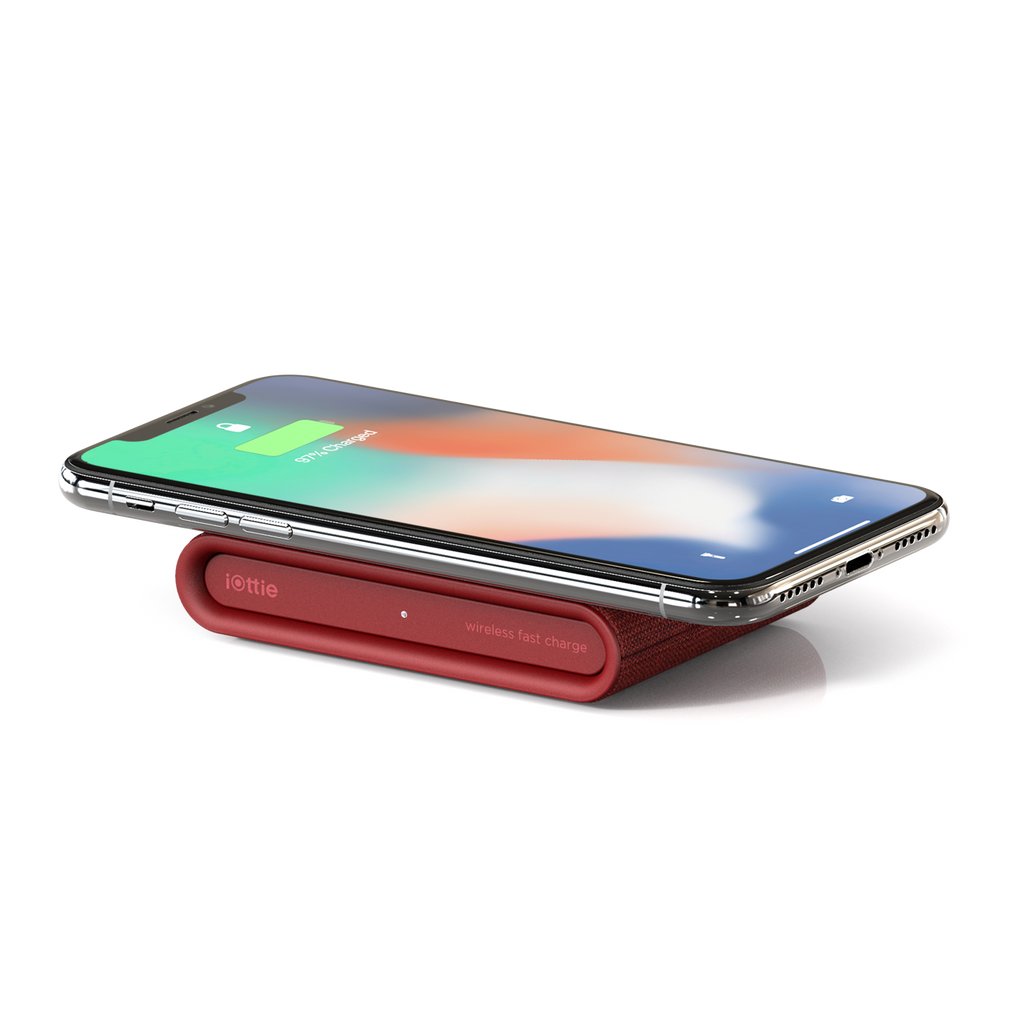 Cargador Inalámbrico iON Mini Rojo