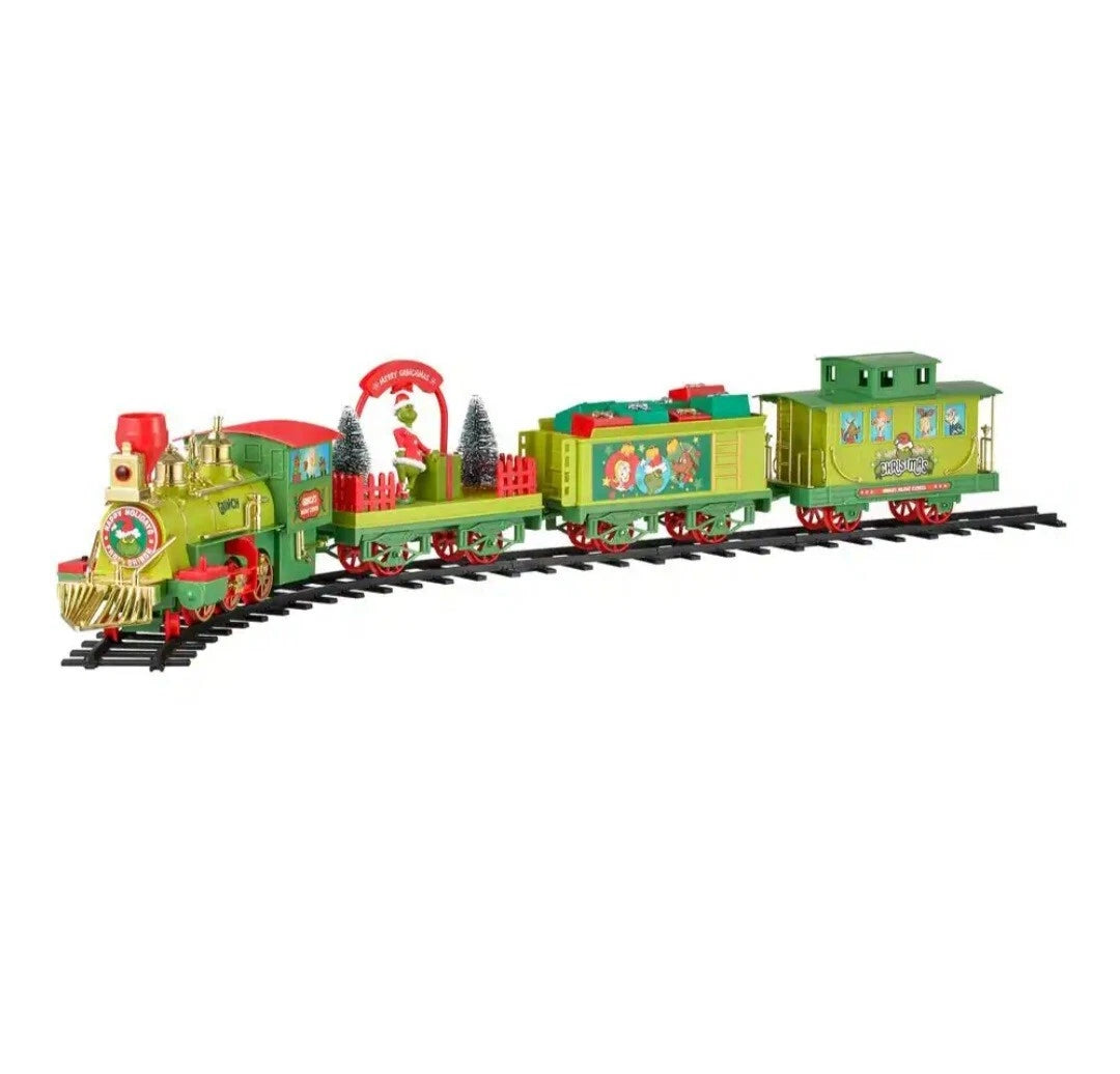 Set de tren navideño Dr. Seuss Grinch Express 36 piezas