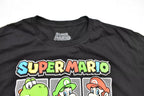 Camiseta de Hombre Super Mario Party Pals Negra